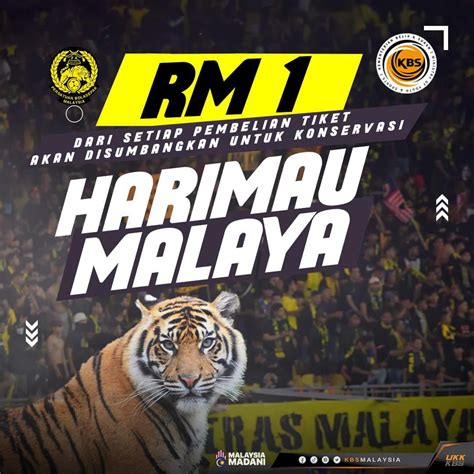 FAM Will Donate RM1 To Tiger Conservation With Every Harimau Malaya ...