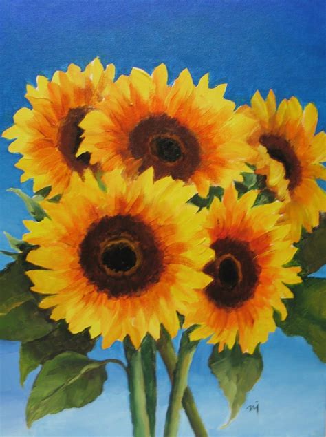 Paint Sunflower Easy - SUNFLOWER