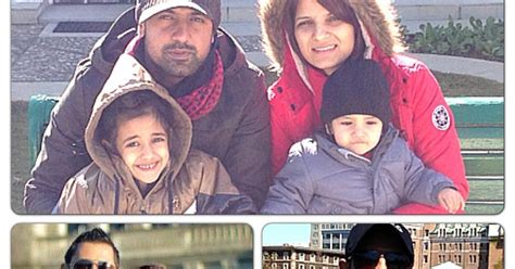 Gippy Grewal With Wife and Kids - Family Picture