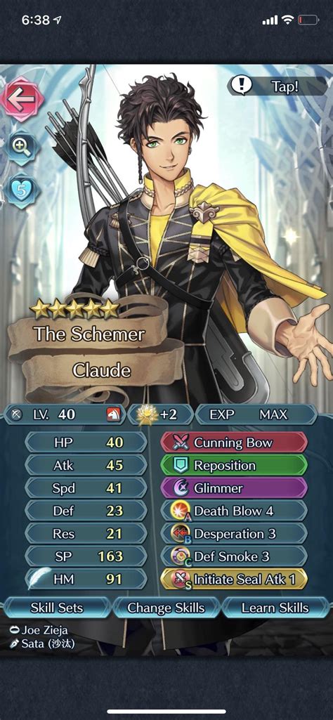 Claude build. Any advice? : r/FireEmblemHeroes