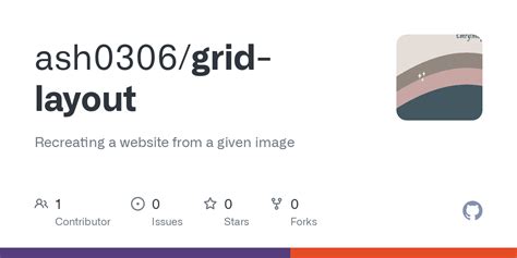 GitHub - ash0306/grid-layout: Recreating a website from a given image