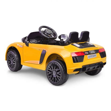 R8 Spyder Audi Licensed Kids Electric Ride On Car Remote Control car-spd-ye - OZappliances