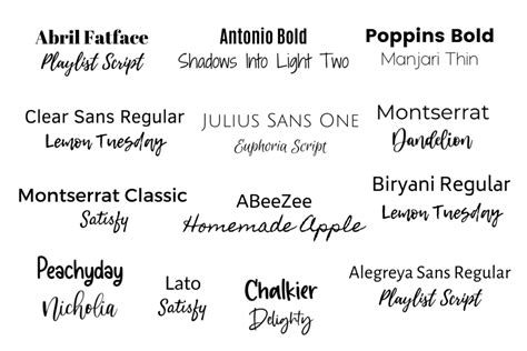 Pinterest Fonts: The ultimate guide to the best font pairings for ...