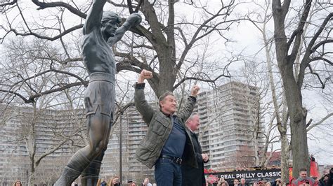 Sylvester Stallone shares video of his visit to the Rocky Balboa statue ...