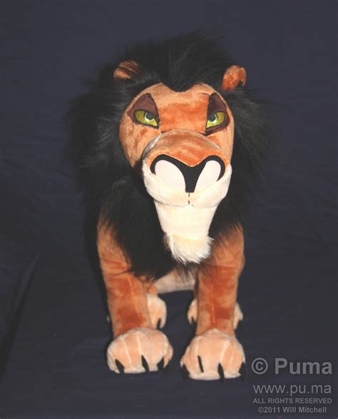 The Lion King - Scar plush by dapumakat on DeviantArt