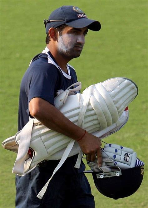 Gautam Gambhir arrives for a nets session | ESPNcricinfo.com