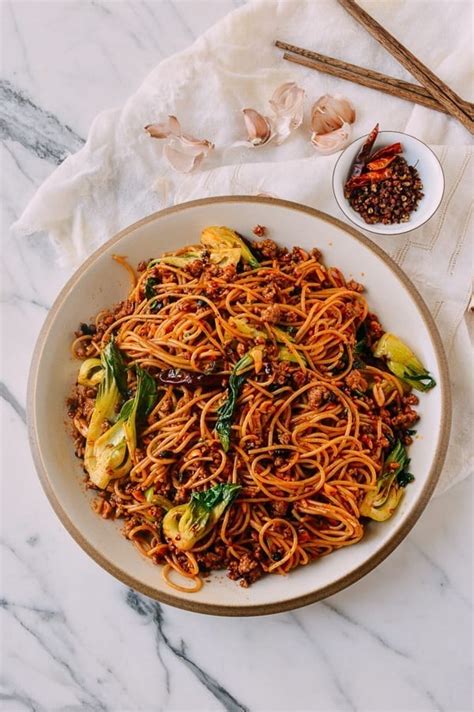 Spicy Crispy Pork Noodles (Made with Spaghetti!) | The Woks of Life