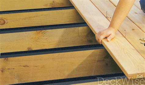 Deck Joist Barrier Tape Prevents Joist Framing Wood Rot | DeckWise