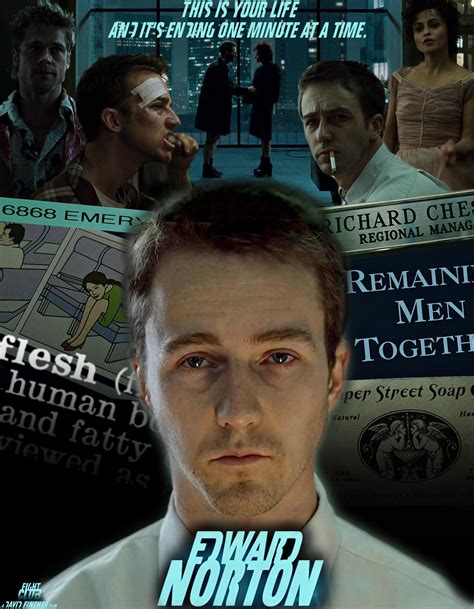 Edward Norton fight club poster : r/movies