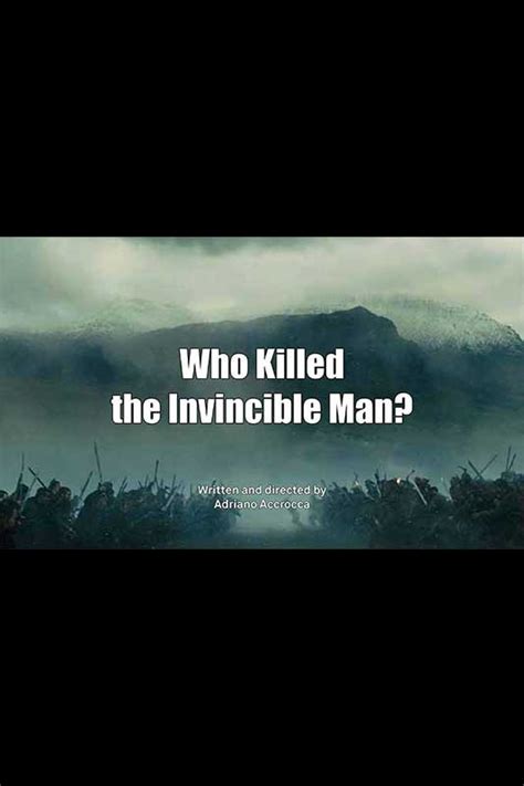 Who killed the Invincible Man? - BIF Market