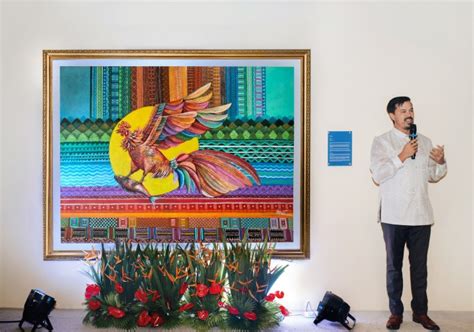 The Sarimanok Painting Unveiled at Tahche's 10th Anniversary