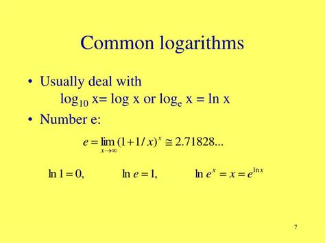 PPT - Logarithm and Exponential Functions PowerPoint Presentation - ID ...