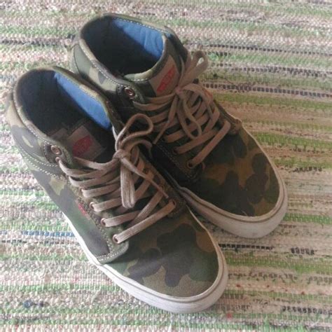 Vans Camo Shoes, Men's Fashion, Footwear, Sneakers on Carousell