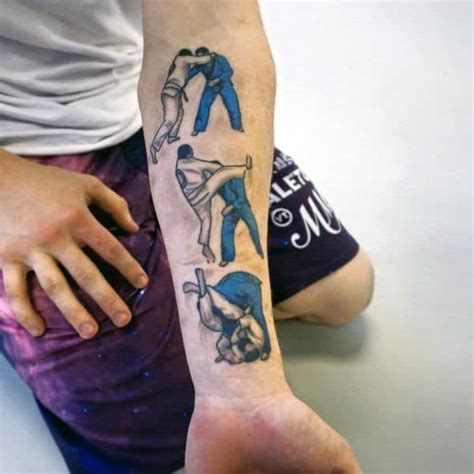 70 Jiu Jitsu Tattoos For Men - Masculine Martial Art Design Ideas