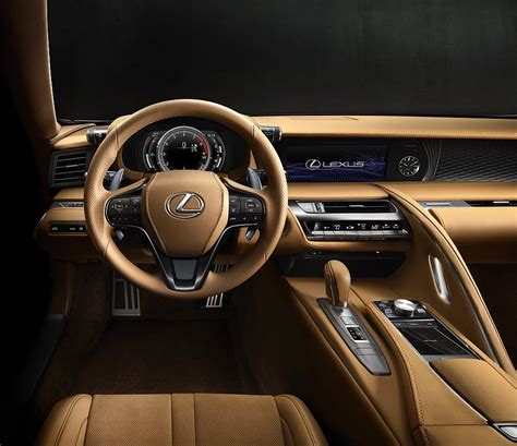 New 2017 Lexus LC 500 interior pictures and dashboard photos - supercar images 2016 - Types cars