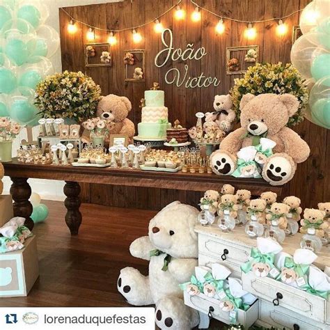 Pin de DENYZ FLORES em Boy baby shower | Decorações para festas de nascimento, Decoração chá de ...