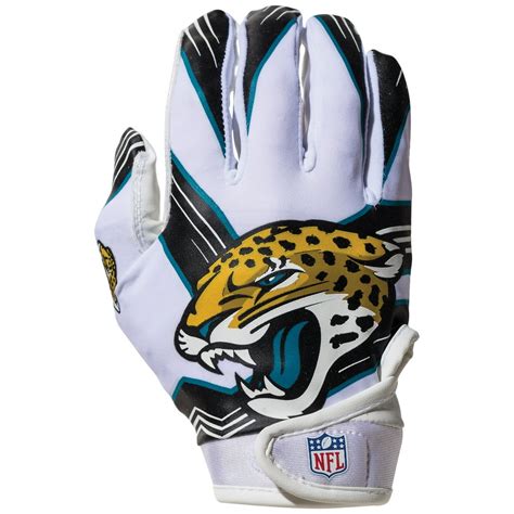 Franklin Sports NFL Jacksonville Jaguars Youth Football Receiver Gloves ...