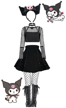 Kuromi & My Melody Outfit | ShopLook | Kuromi clothes, Kuromi outfit ...
