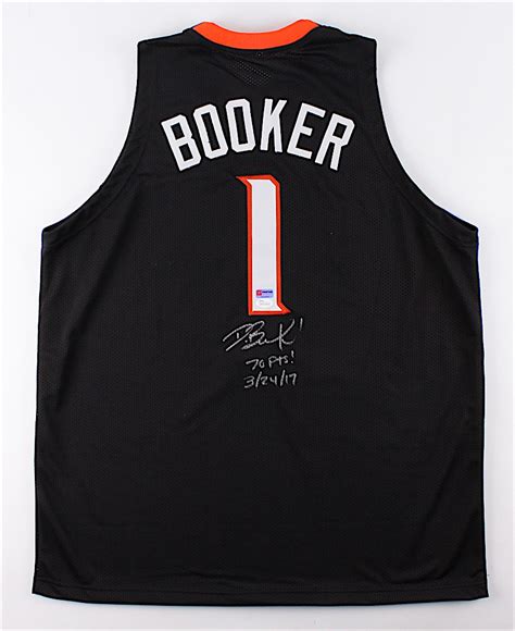 Devin Booker Signed Suns Jersey Inscribed "70 Pts 3/24/17" (JSA COA) | Pristine Auction