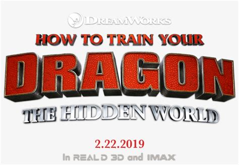 How To Train Your Dragon - Train Your Dragon 3 Title Transparent PNG ...