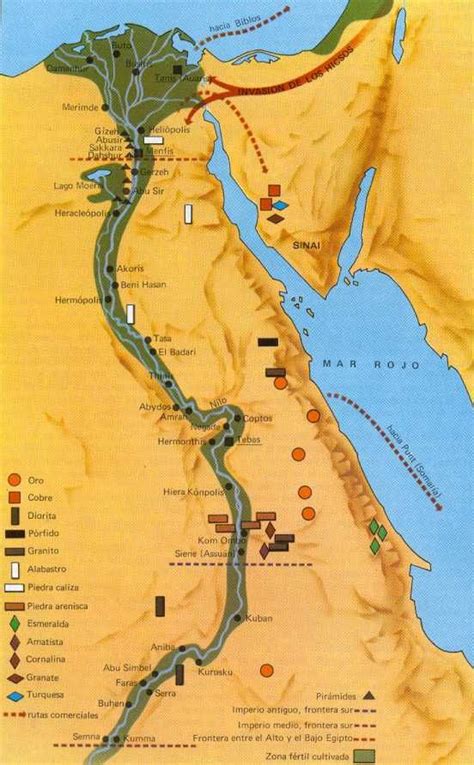 Mapa del antiguo egipto – Artofit