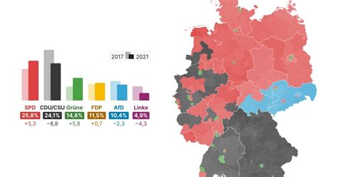 Bundestagswahl 2021: Ergebnisse der Wahlkreise, mögliche Koalitionen ...