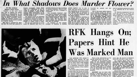 RFK assassination reporting: A list of unresolved conflicts