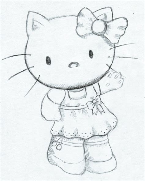 Hello Kitty sketch by ninjason57 on deviantART