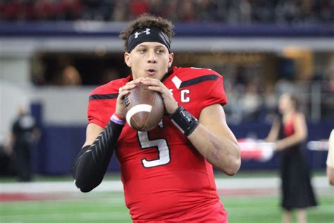 Patrick Mahomes' College Stats: From Lubbock Gunslinger to Kansas City ...