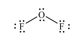 What is the molecular geometry of OF2? a. pyramidal b. square planar c ...