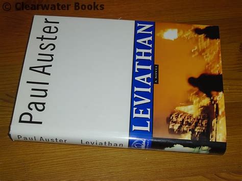 Leviathan. A novel. by PAUL AUSTER.: Near Fine Hardcover (1992) 1st ...