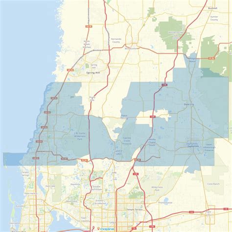 Pasco County Zip Code Map - Maping Resources