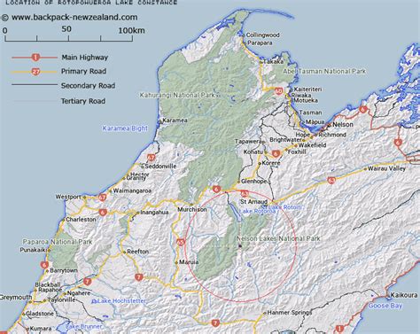 Where is Rotopōhueroa / Lake Constance? Map - New Zealand Maps