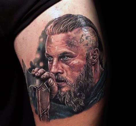 60 Cool Ragnar Lothbrok Tattoo Designs for Men [2024 Guide] | Ragnar lothbrok tattoo, Ragnar ...