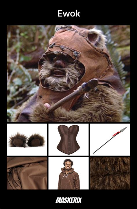 Inspiration & accessories for your DIY Ewok halloween costume idea #ewok #costume #ewokcostume # ...