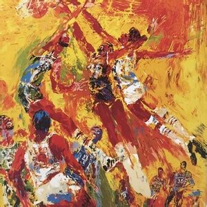 Leroy Neiman basketball Superstars CUSTOM FRAMED Print - Etsy