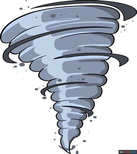 How to Draw a Tornado - Really Easy Drawing Tutorial