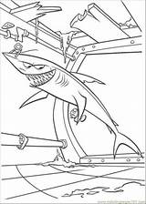Finding Nemo Shark Coloring Sheet Coloring Pages sketch template