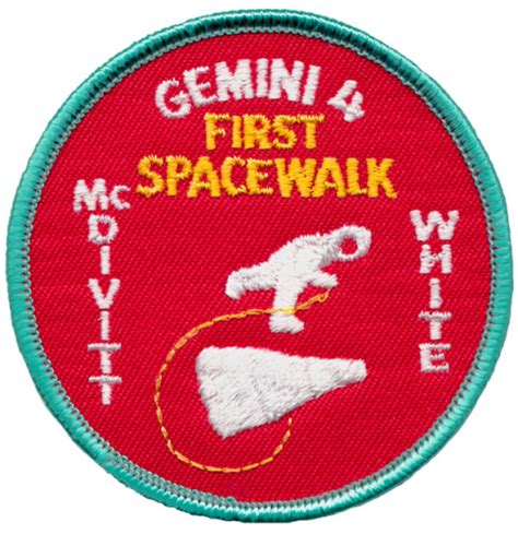 Gemini 4 Souvenir Mission Patch - US SPACE FORCE HISTORICAL FOUNDATION ...