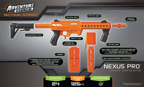 Adventure Force Tactical Strike Nexus Pro Ultimate Dart Blaster: Buy Online in UAE at desertcart