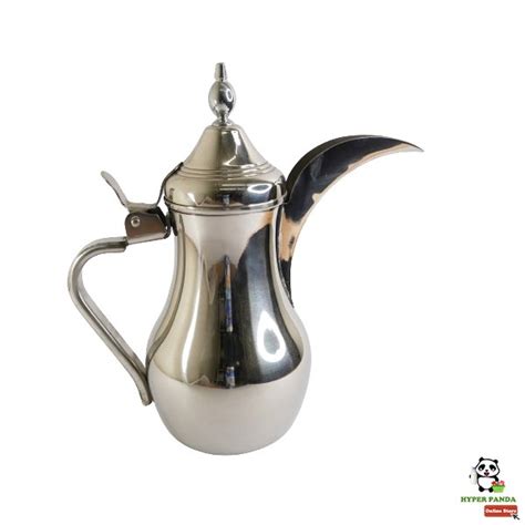 Arabic Silver Coffee Pot Medium Size – Hyper Panda Supermarket