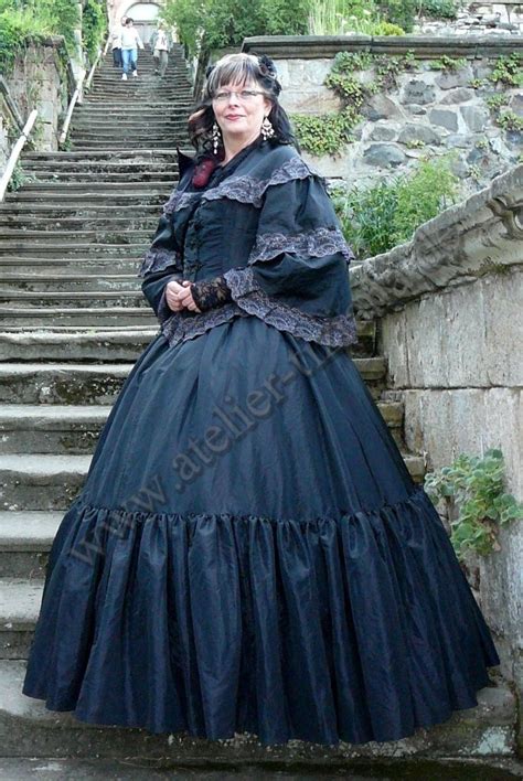 crinoline day gown in black | Crinoline dress, Crinoline, Fashion