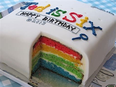 Google rainbow birthday cake recipe | Eat Your Books