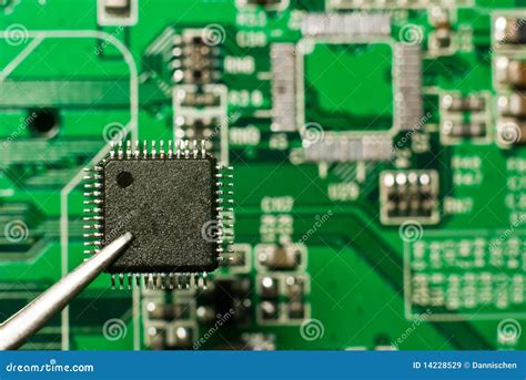 Repair Electronic Circuit Board Stock Image - Image of technology, component: 14228529