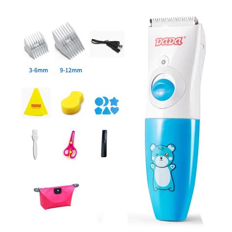 Children's Hair Clipper Mute Waterproof Trimmers Ceramic Head For Hair Cutting Hair Clipper For ...