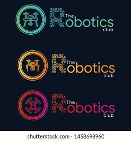 Robotics Club Logo Designs Vector Stock Vector (Royalty Free ...