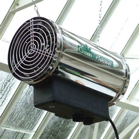 Stainless Steel 2.8kW Fan Heater - Harrod Horticultural (UK)