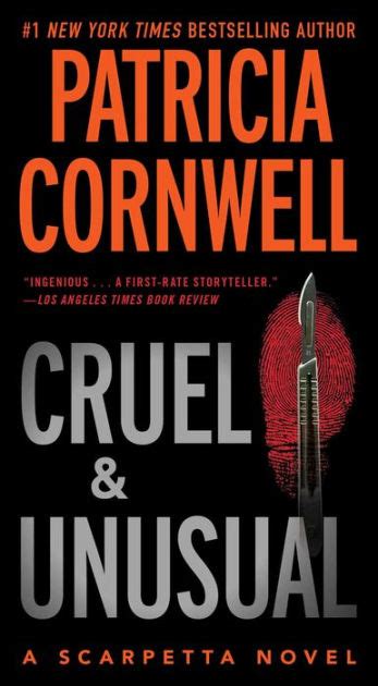 Cruel and Unusual (Kay Scarpetta Series #4) by Patricia Cornwell ...