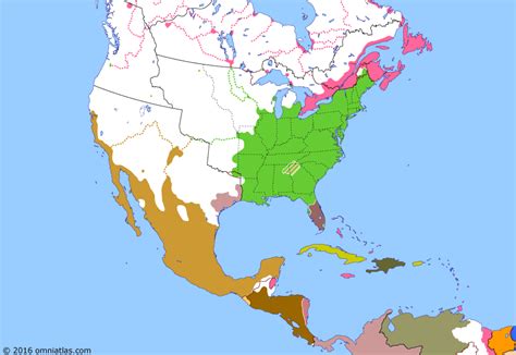 Second Seminole War | Historical Atlas of North America (28 December 1835) | Omniatlas