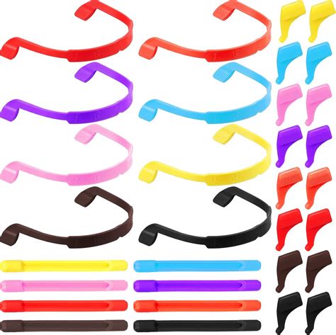 24 Pieces Kids Glasses Straps, Silicone Sports Glasses Strap with Ear ...